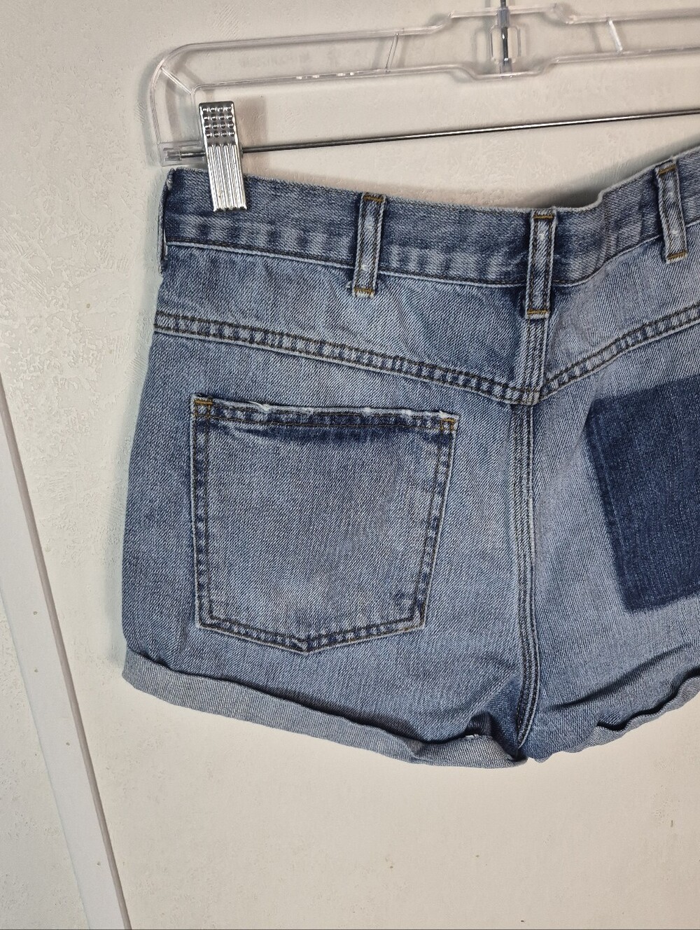 Topshop Moto Rosa Jean Shorts Blue Size 6 - Picture 5 of 11